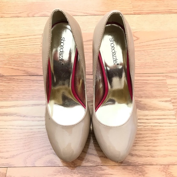 Nude Platform Heels - Picture 3 of 5